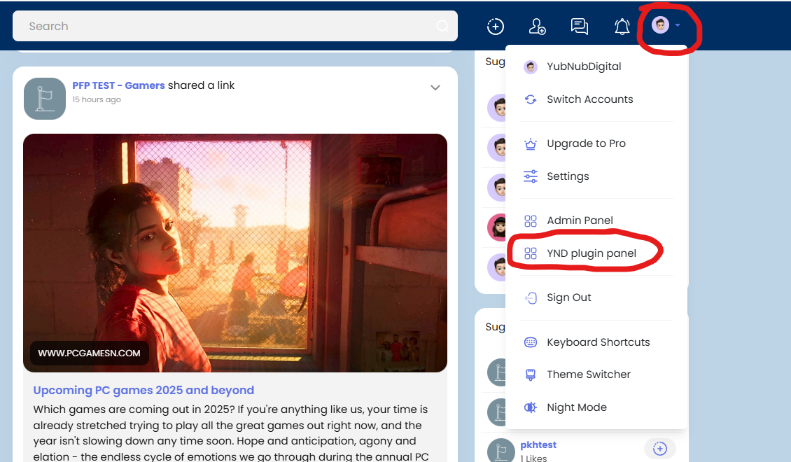dropdown