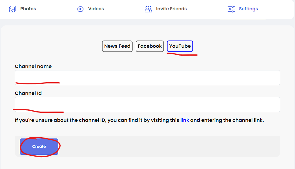 Add YouTube
