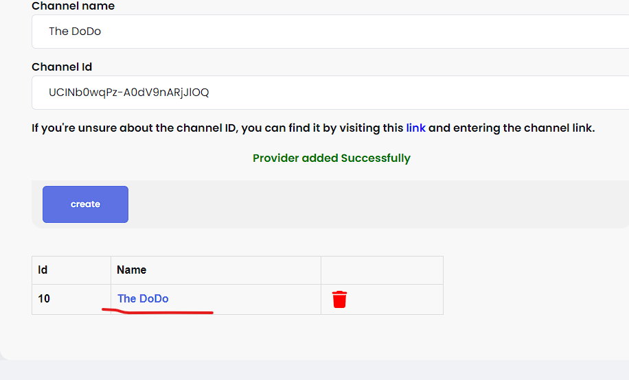 Added YouTube
