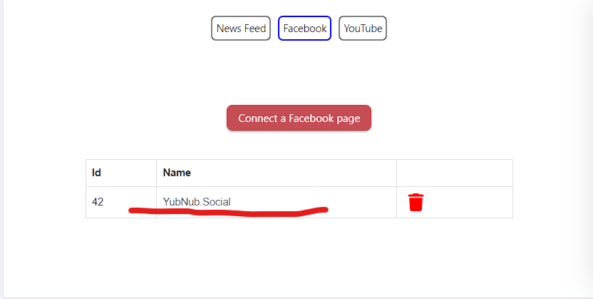 Added Facebook