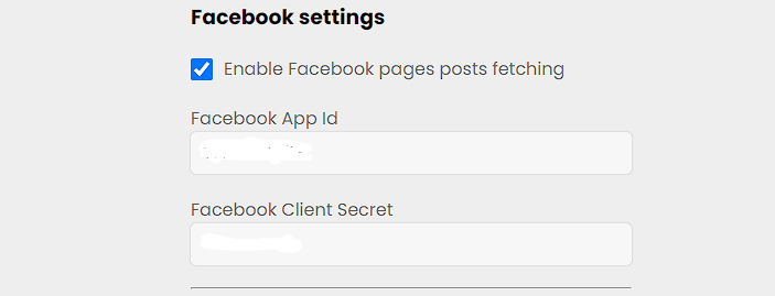 Facebook Settings