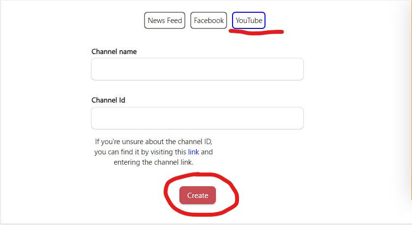 Add YouTube