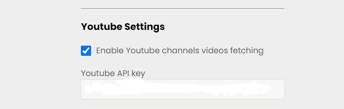 YouTube Settings