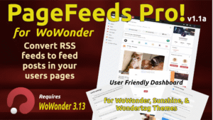 PageFeeds Pro! for WoWonder