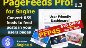 PageFeeds Pro! w/ SocialSync for Sngine