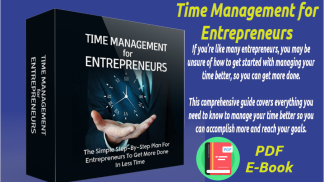Time Management For Entrepreneurs