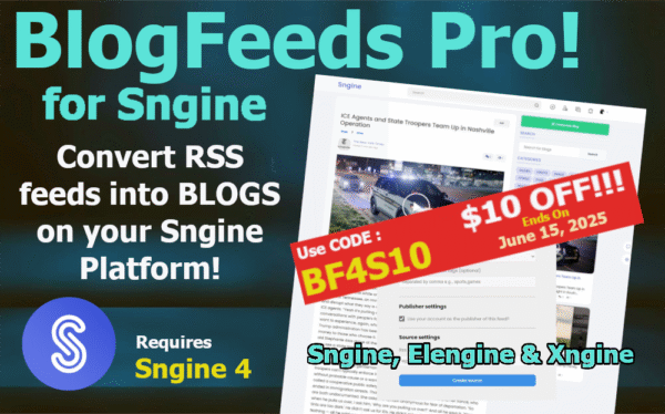 BlogFeeds Pro for Sngine